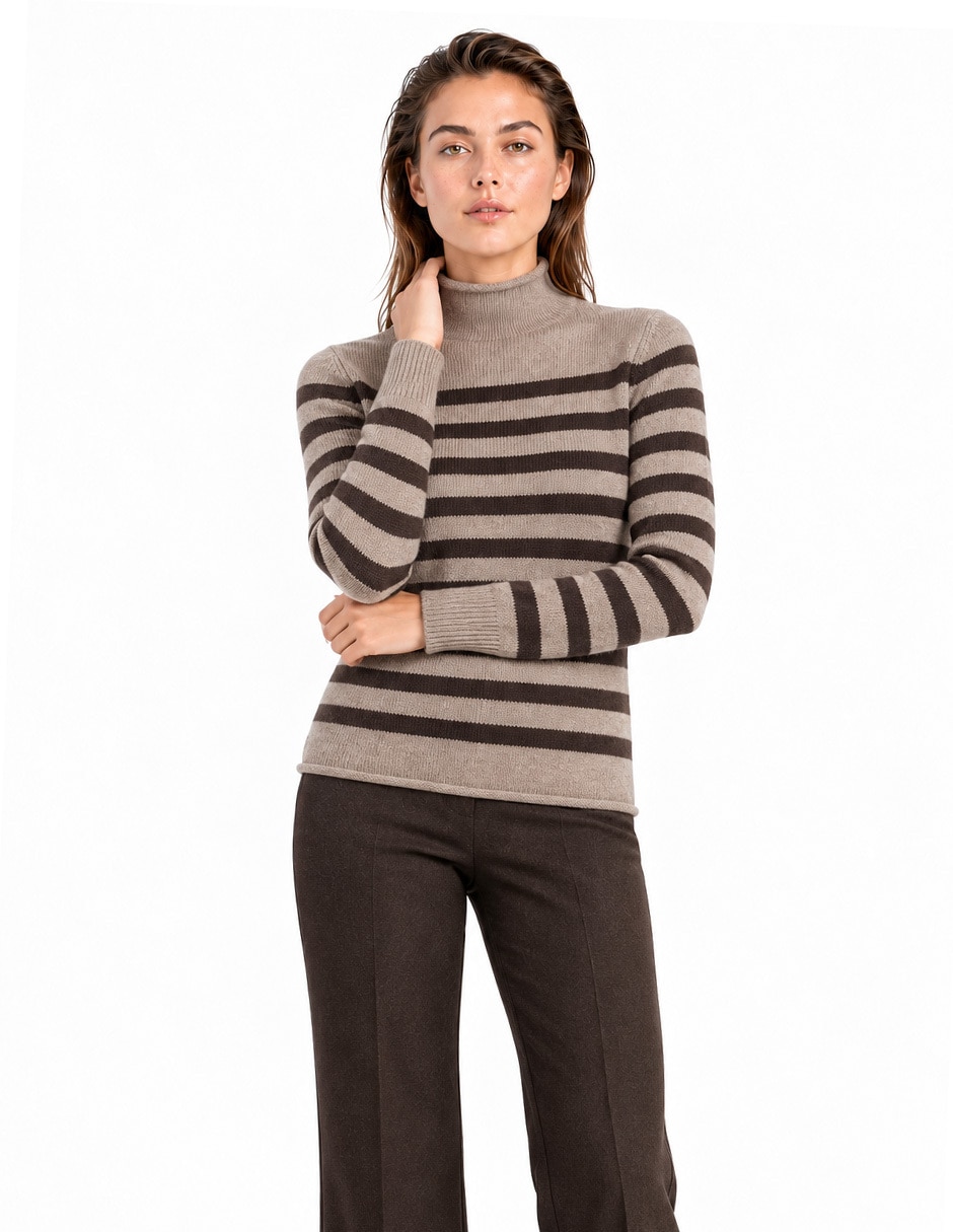 Suéter cuello alto para mujer Suéter cuello alto para mujer