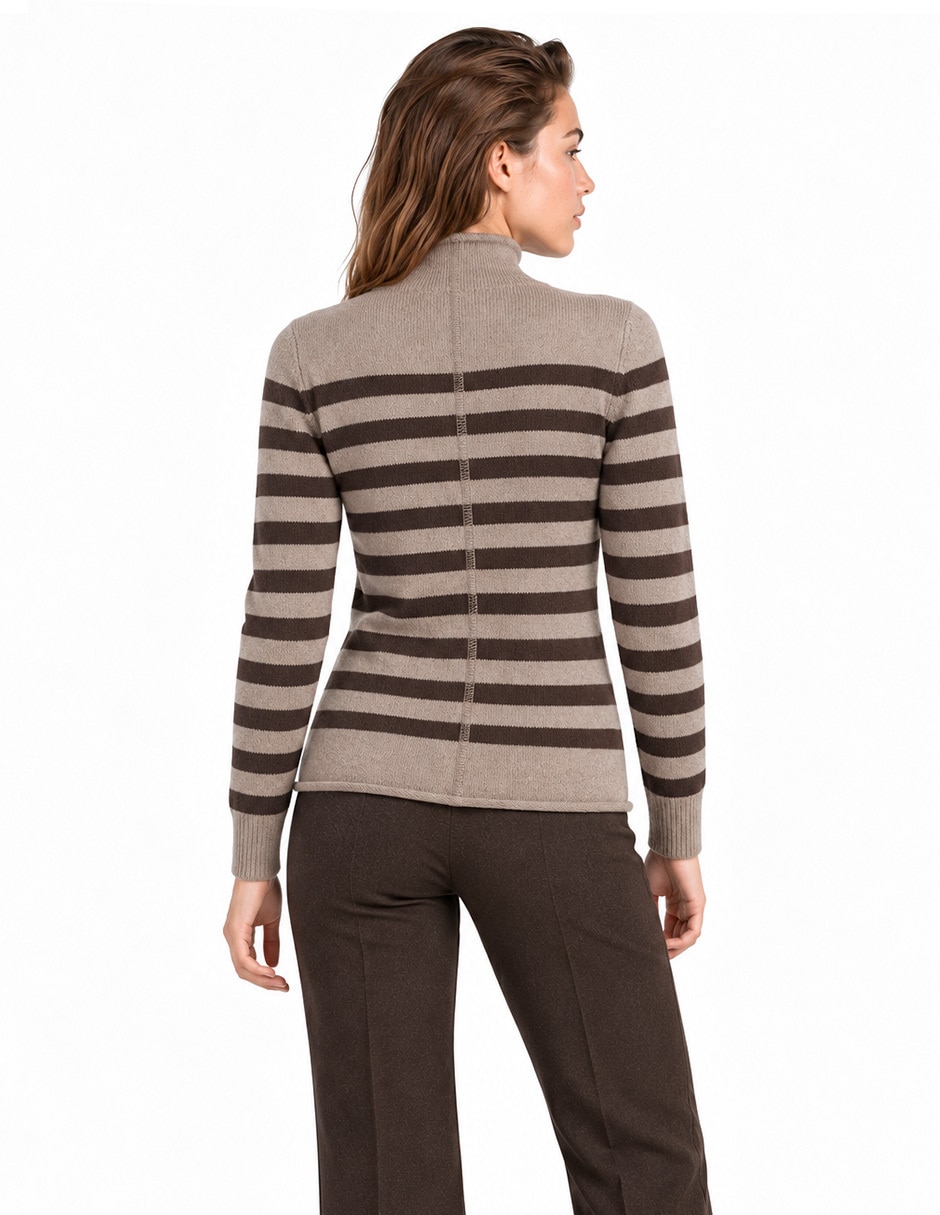 Suéter cuello alto para mujer 2