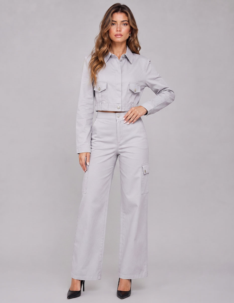 Conjunto casual cargo para mujer 1