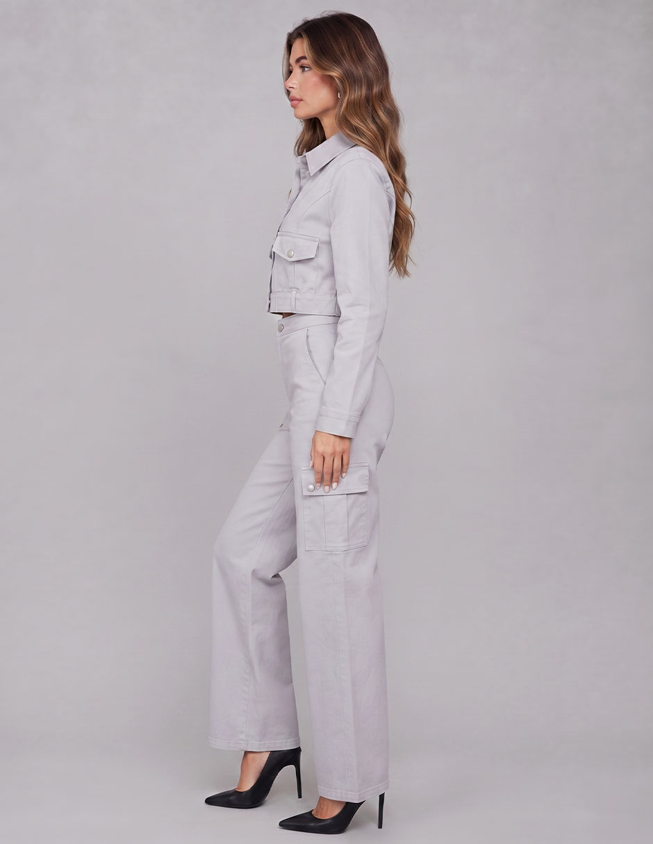 Conjunto casual cargo para mujer 3
