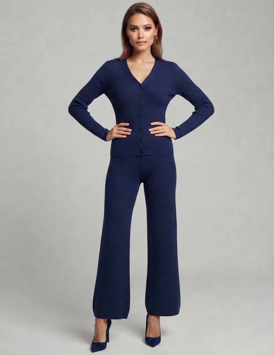 Conjunto Casual Tejido de Algodón para No aplica Mujer Conjunto Casual Tejido de Algodón para No aplica Mujer