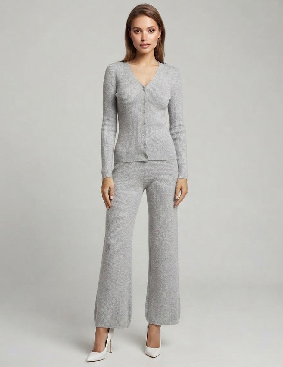 Conjunto Casual Tejido de Algodón para No aplica Mujer 1