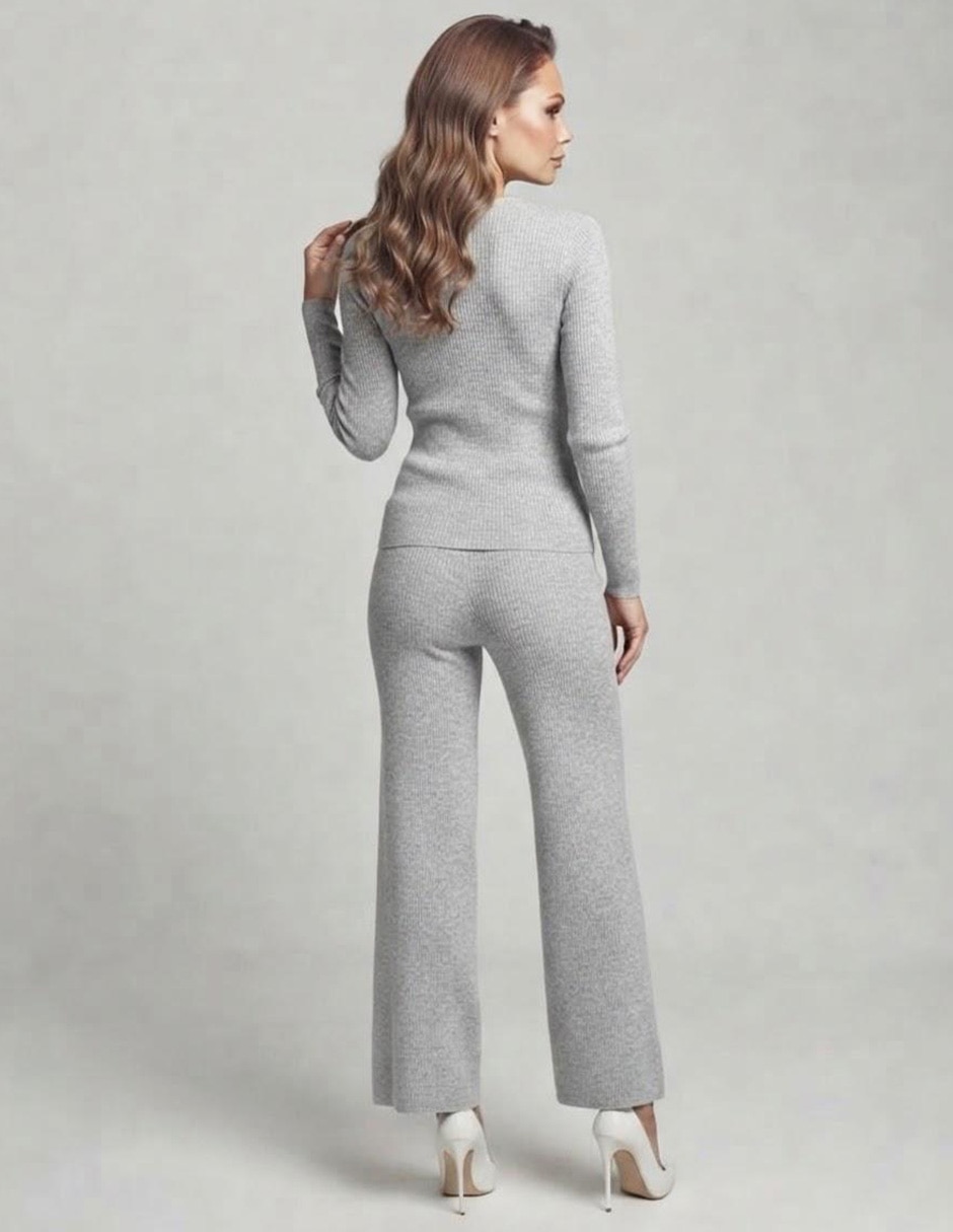 Conjunto Casual Tejido de Algodón para No aplica Mujer 4