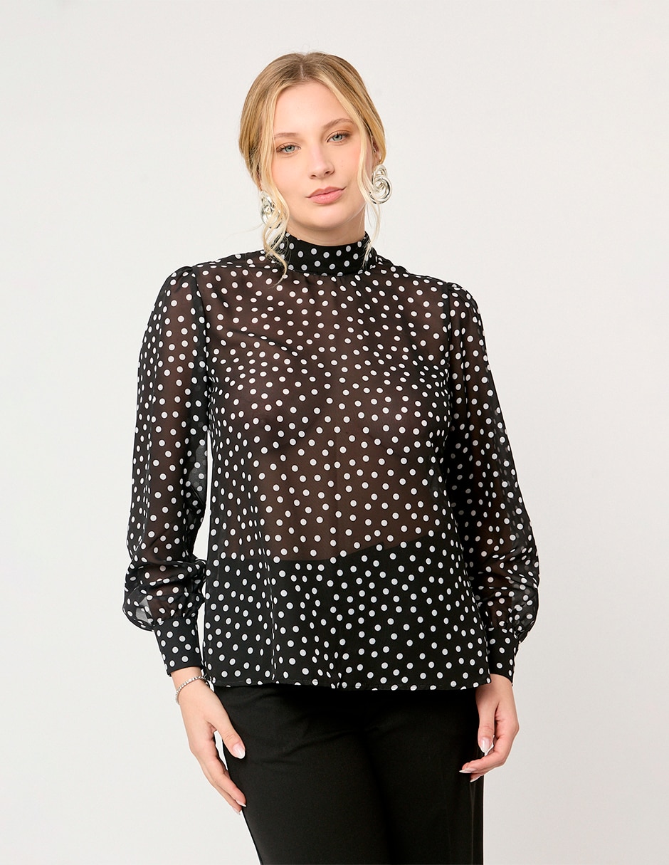 Blusa starling manga larga para mujer Blusa starling manga larga para mujer