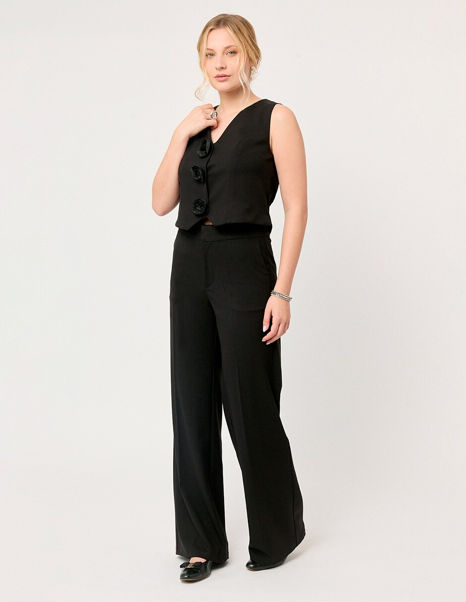 Pantalón londres recto para mujer 4