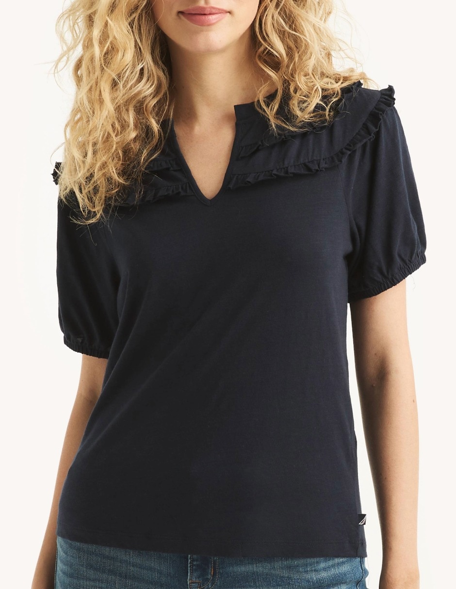 Blusa manga Corta para mujer 4