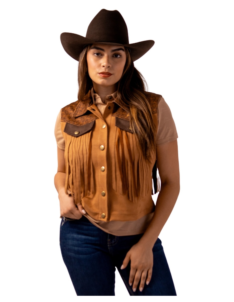 Chaleco No de Poliéster para mujer
