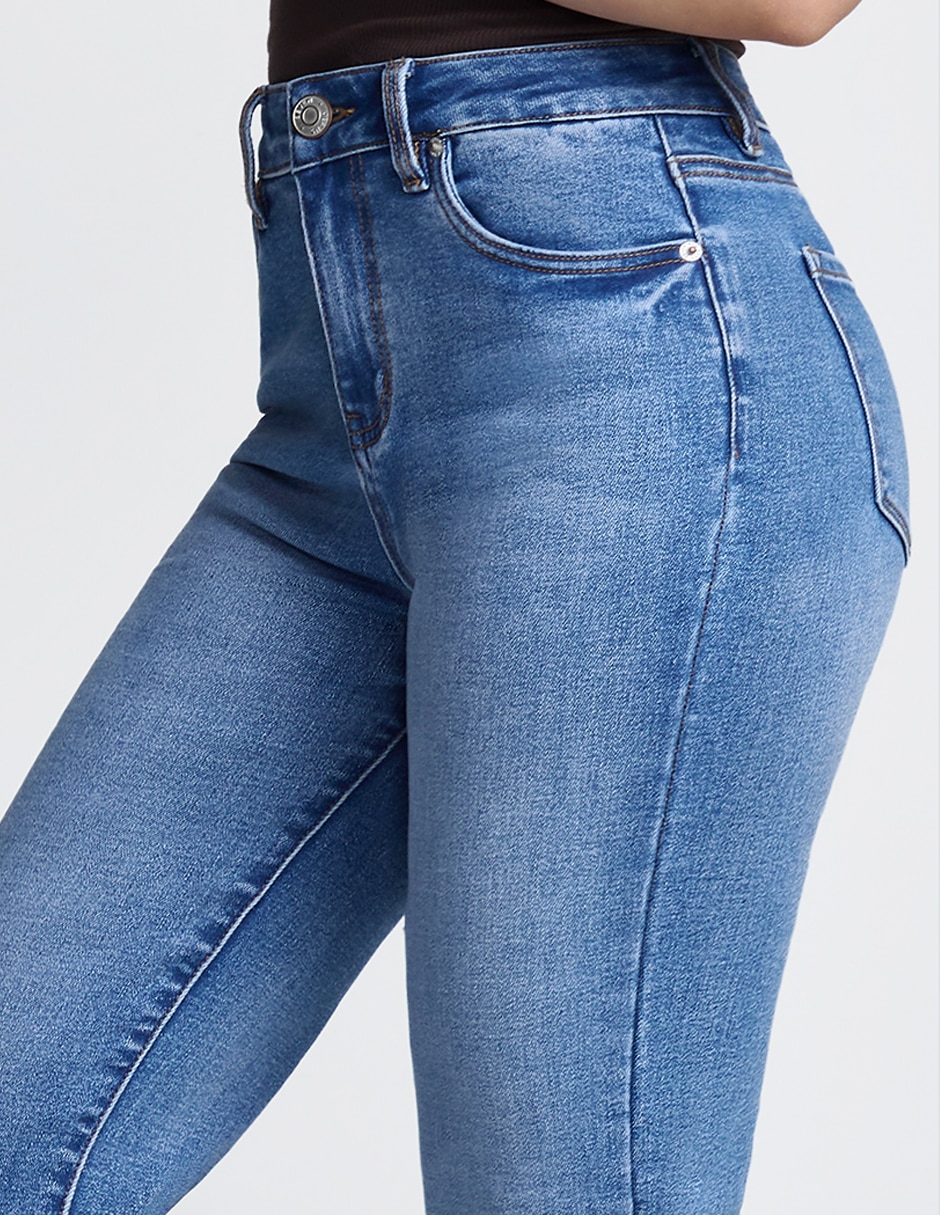 Jeans regular straight para mujer 6