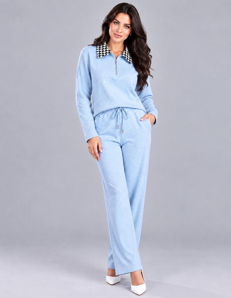 Conjunto casual tejido de algodón para mujer Conjunto casual tejido de algodón para mujer