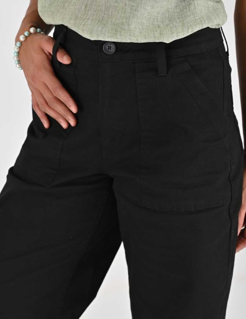 Jeans regular straight cintura para mujer 3