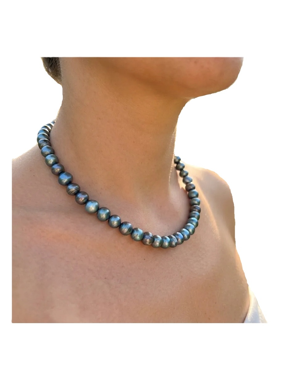 Collar clásico de baño oro 14 k