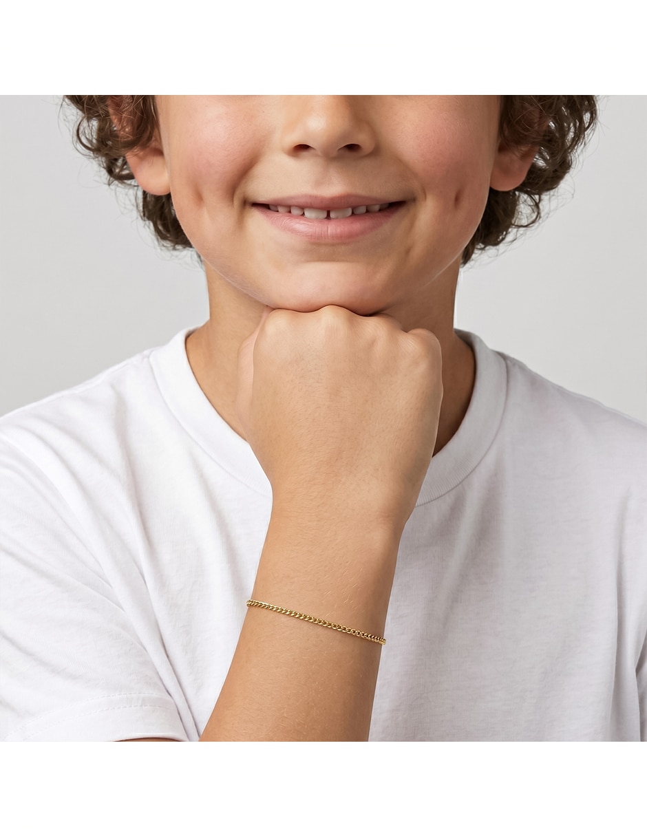 Pulsera de oro 10 k 4