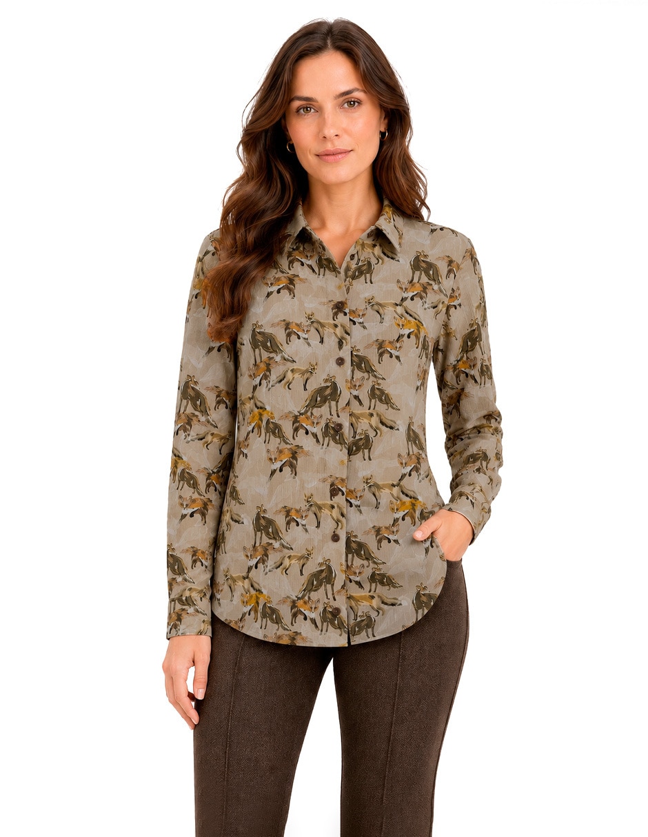 Blusa manga larga para mujer Blusa manga larga para mujer