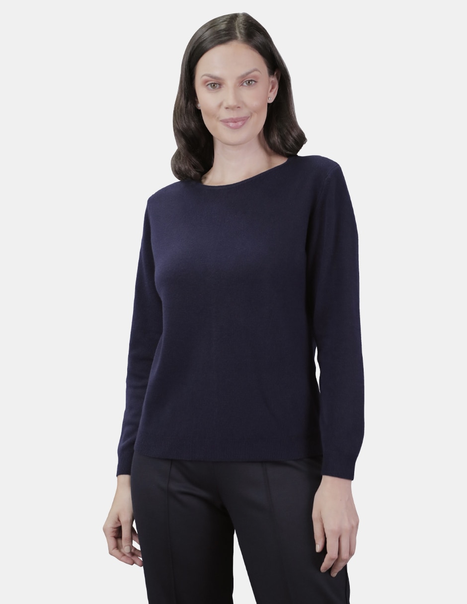 Suéter cuello redondo para mujer Suéter cuello redondo para mujer