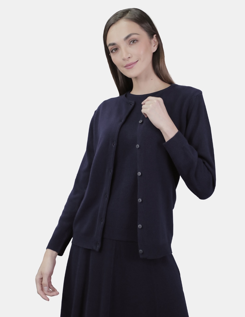 Suéter cuello redondo para mujer Suéter cuello redondo para mujer