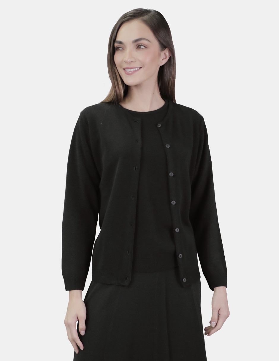 Suéter cuello redondo para mujer 4