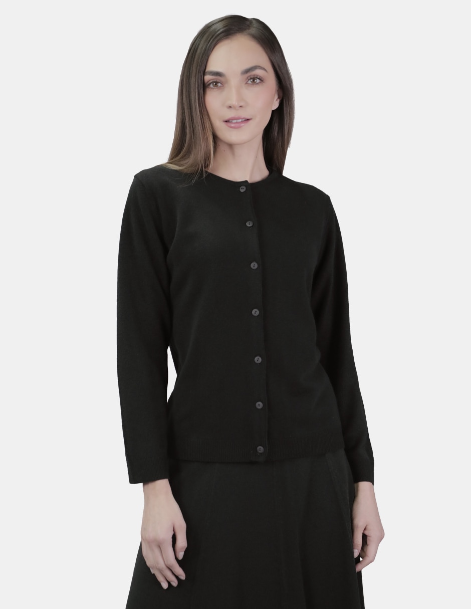 Suéter cuello redondo para mujer
