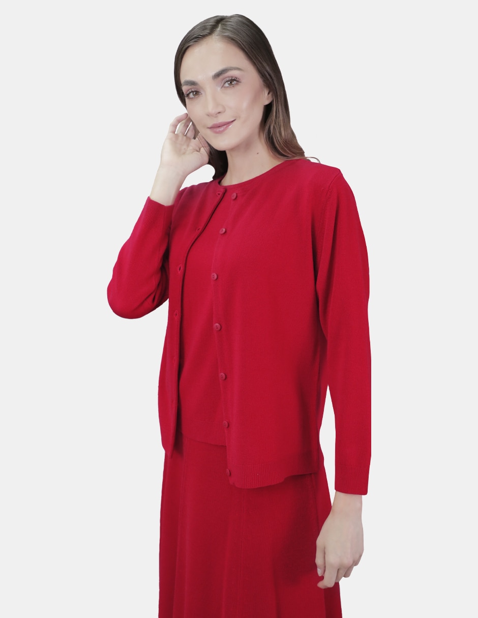 Suéter cuello redondo para mujer 3