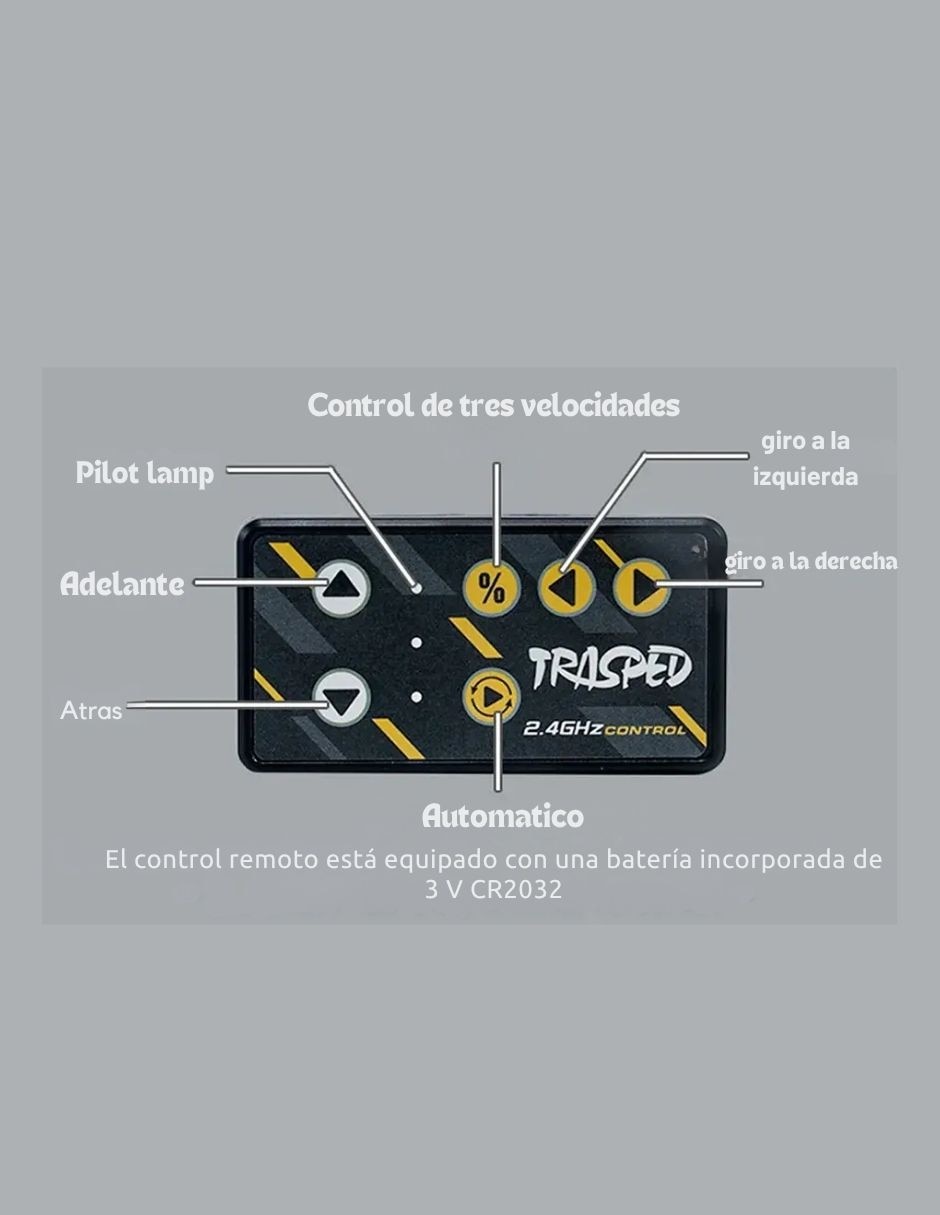 Carro radio control FPV Vocho 2